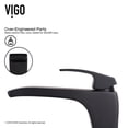 thumbnail image 4 of Blackstonian Single Hole Single-Handle Vessel Bathroom Faucet in Brushed Nickel, 4 of 4