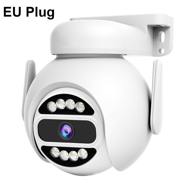 Cámara Inalámbrica WIFI IP Impermeable Monitor 4MP para Exteriores (Enchufe UE)