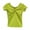 Light Green, variant on Toddler T-Shirts Ruched V Neck Short Sleeve Solid Color Crew Neck Slim Fit Summer Dance Girls Shirts Size 11-12 Years White