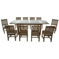 thumbnail image 1 of Teak Bahama Rialto 11-Pieces Rectangular Dining Set, 1 of 4