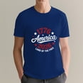 thumbnail image 2 of Patriotic America 1776-2026 Land of the Free T-Shirt , 250 Year Independence Day T-Shirt, OdeJous T-Shirt Dark Blue, 3XL, 2 of 5