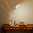 thumbnail image 4 of Lámpara de escritorio LED de aprendizaje con puerto de carga USB, lámpara de escritorio LED regulable para niños con reloj y portalápices, oficina en casa, dormitorio de estudiantes universitarios,, 4 of 5