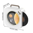 thumbnail image 3 of Klonfd Star Moon Ambient Light Birthday Vinyl Record Player Compact Wireless, 3 of 6