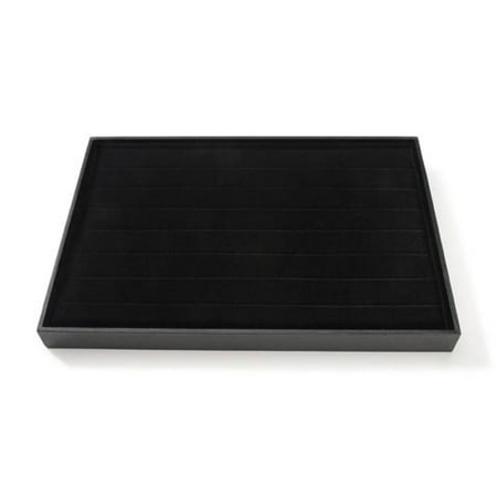 Velvet Ring Display Tray Black