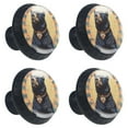 thumbnail image 2 of 4 Pcs Bear Knobs for Kitchen Cabinet Cupboard Dresser Bookcase Drawer Pulls Handles Round Home Decor, 2 of 8