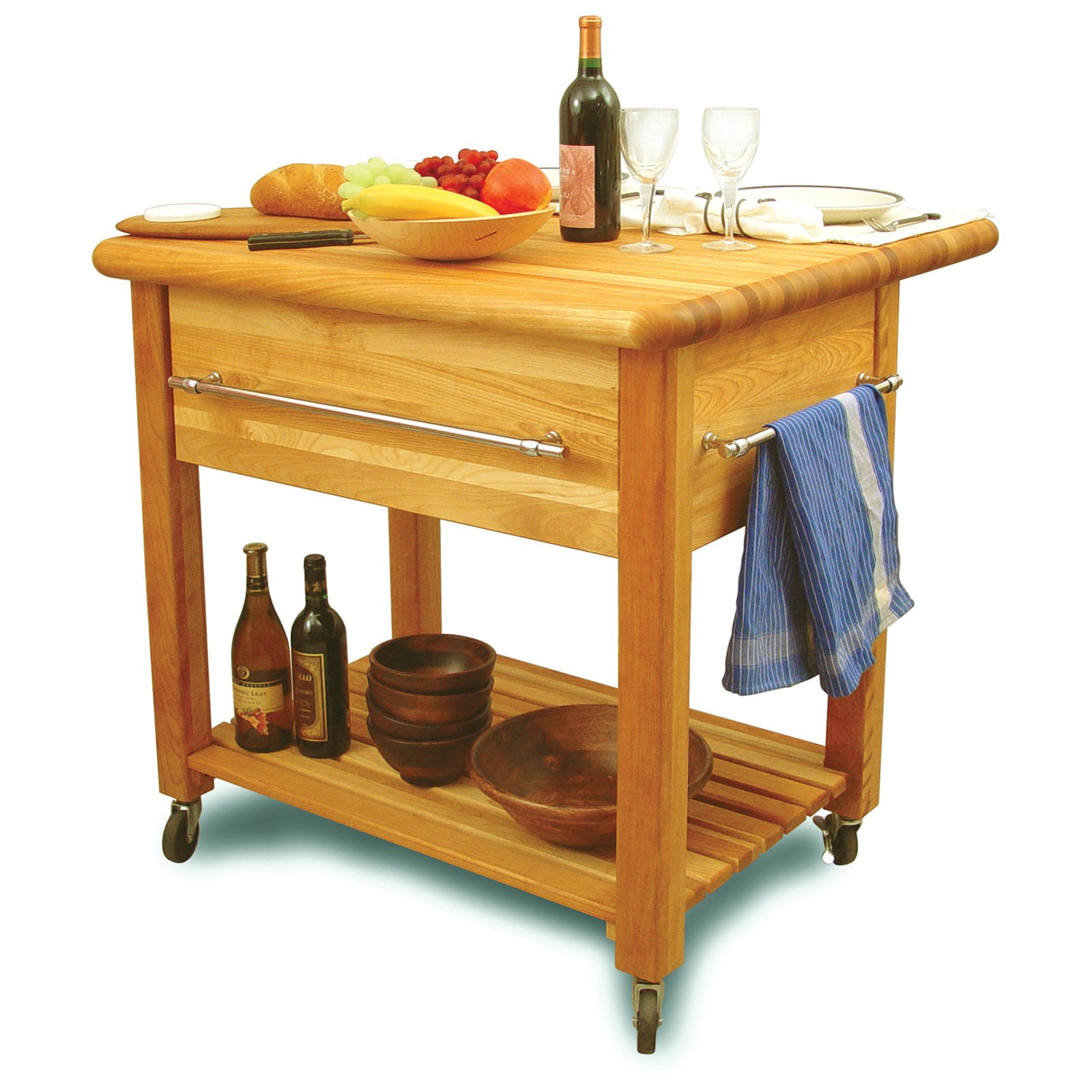 Grand Kitchen Island Workcenter 8 In Drop Leaf Walmart Com