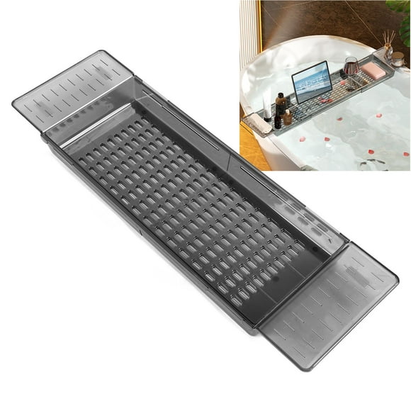 Bathtub Caddy Tray, Expandable Bath Tray for Bathtubs, Bathtub Holder Non Slip, Bathroom Tray for Tub, Bath Tub Tray Table for Tub, Bathtub Bathroom Organizer