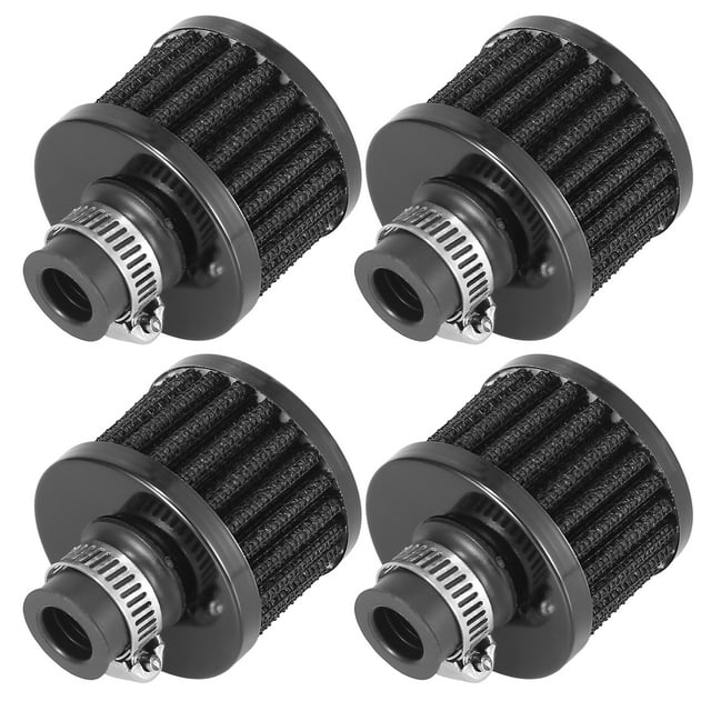 4 Pcs Universel 12mm Bleu Filtre à Air Nettoyant Rond Remplace pour Moto Voiture