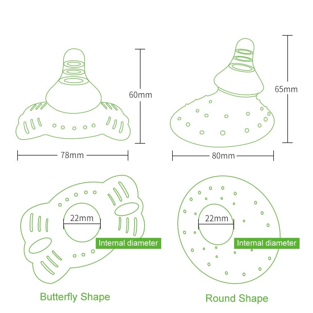 Haakaa Silicone Round Breastfeeding Nipple Shield 1 PK