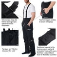 thumbnail image 3 of Alpine Swiss Mens Waterproof Snowboard Ski Snow Pants with Removeable Suspenders, 3 of 7