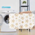 thumbnail image 7 of Bathroom Rugs Sets 3 Piece - gold Snowflake print Absorbent Non Slip Bath Mats, U-Shape Toilet Lid Cover, Contour Mat, Soft Washable Shower Mats Bath Rug Mat for Bathroom Tub Toilet, 7 of 7