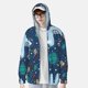 thumbnail image 2 of Balery Alpaca Astronaut in Space Sudadera ligera de manga larga con capucha y protección solar UPF 50+ para hombre y mujer, ideal para pesca y running-XX-Large, 2 of 7