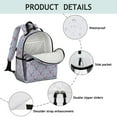 thumbnail image 3 of Student School Backpack Adjustable Padded Straps Chest Strap Water-Resistant Bookbag For Elementary Students, 3 of 5