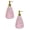 typeE, variant on 2PC Christmas Soap Dispenser, Ceramics Refillable Hand Soap Dispenser, Simple Pleasures Christmas Tree Shaped Bottle with Scented Liquid Soap - Soap Dispenser for Kitchen and Bathroom(Green+Pink)
