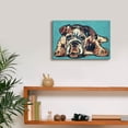 thumbnail image 6 of Epic Graffiti 'Cute Bulldog' by Irena Orlov, Canvas Wall Art, 18"x12", 6 of 8