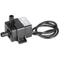 thumbnail image 2 of Minibomba de agua ultrasilenciosa para jardín, 12 V CC, microbomba sin escobillas, impermeable, para acuario, 240 l/h, 5 W, elevación de 3 m, 0-100 °C, 2 of 5