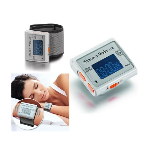 Silent Vibrating Personal Alarm Clock Shake N Wake Wrist Watch Digital LED (Best Vibrating Alarm App)