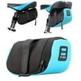 thumbnail image 1 of Bolsa de sillín de bicicleta Baoblaze impermeable portátil debajo del asiento Azul, 1 of 8