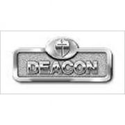 B & H Publishing Group 466055 Badge Deacon With Cross Magnetic Silver