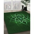 thumbnail image 2 of Ahgly Company Indoor Square Patterned Green Area Rugs, 6' Square, 2 of 6