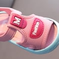 thumbnail image 4 of Baby Girls Boys Sandals Premium Soft Soled Beach Slippers Open Toe Comfort Toddler Summer Casual Hook and Loop Shoes, 4 of 7