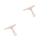 thumbnail image 4 of Inteprter Cepillo de limpieza Limpiaparabrisas Herramienta de limpieza Mano de obra fina Multifuncional Práctico ABS Depurador de pared de goma Rosa 2piezas, 4 of 6