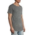 thumbnail image 6 of No Boundaries Men's Elongated T-Shirt with Short Sleeves, 2-Pack, 6 of 9