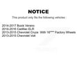 thumbnail image 2 of Kugel Rear Wheel Bearing Hub Assembly 70-512508 for Car Chevrolet Cruze Buick Verano Volt Cadillac ELR, 2 of 11