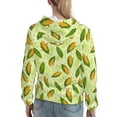 thumbnail image 7 of Sikiie Fresh Corn Women's Casual Hoodies Long Sleeve Lightweight Pullover Tops Loose Sweatshirt-Medium, 7 of 7
