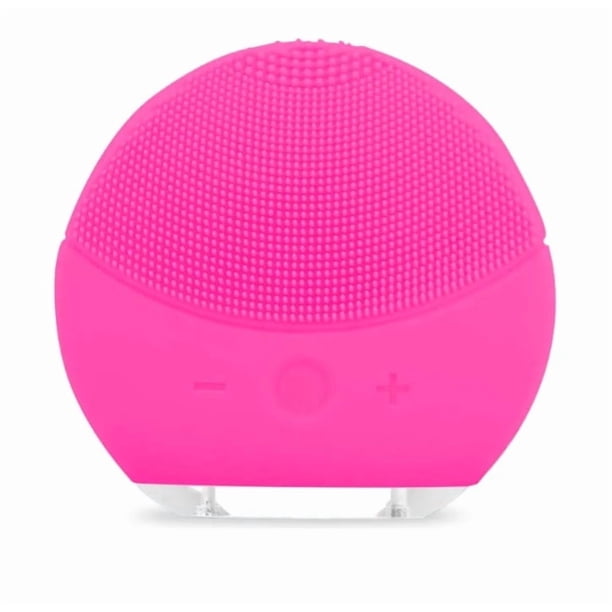 Cepillo Facial De Silicona Eléctrico Recargable Slim Company Limpiador Facial Exfoliante Y Masajeador Para Piel Modelo Rosa