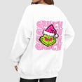 thumbnail image 5 of Oversized Christmas Sweatshirts for Women Xmas Crewneck Pullover Long Sleeve Funny Cute 4-White M, 5 of 5