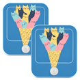 thumbnail image 7 of Yayeee 2-Pack Plug in LED Night Lights with Light Sensors Motion Detectors, Colorful Ice Cream Cat, 7 of 7