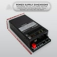 thumbnail image 3 of Fuente de alimentación Apevia ITX-PFC500W Mini ITX/Flex ATX 500W 90-264V, 3 of 6
