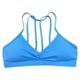 thumbnail image 6 of WMNTST Women's Ruched Sports Bras Spaghetti Straps Wireless Yoga Bra Soft Supportive Lift Outdoor Running Fitness Bras, 6 of 8