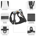 thumbnail image 6 of Picia Insects and Flowers No-Pull Dog Harness Reflective Front Clip Vest with Handle,Step-in Air Dog Harness,Adjustable 2 Metal Rings 4 Buckles,Easy to Put on & Take Off, 6 of 9