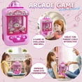 thumbnail image 4 of Claw Machine Marlrin Unicorn con sonido y 20 minijuguetes de peluche, 4 of 7