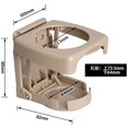 thumbnail image 4 of Porte-gobelet Pliable pour Voiture, Support de Boisson Portable en ABS, 4 of 8