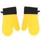 thumbnail image 1 of Manoplas De Cocina, Puños De Algodón De Silicona, Forro, Guantes Para Horno, Antideslizantes, Resistentes Al Calor, 2 Piezas Para Cocinar Panadería, 1 of 7
