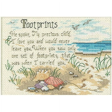 Dimensions Jiffy Mini Counted Cross Stitch Kit 7"X5"-He Spoke (14 Count)