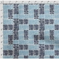 thumbnail image 4 of Soimoi Texture Print, Silk Fabric Decor Sewing Fabric By The Yard- 42 Inch WideDecorative Fabric For Shirts, Suits, Ties-Blue, 4 of 5