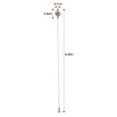 thumbnail image 5 of Women's Vintage Inspired Hat Pin 8 Inch Long Stick Lapel Pins-Flower, 5 of 5