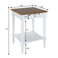 thumbnail image 6 of French Country 1 Drawer End Table with Shelf, 6 of 6