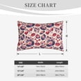 thumbnail image 4 of Lsque record rock Skull lips Pattern Pillow Case – Soft & Cozy Throw Pillow Cover, Hypoallergenic Cushion Case for Sleeping Women with Envelope Closure-16"x24", 4 of 6