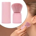 thumbnail image 6 of Black Portable Telescopic Powder Blusher Makeup Brush Retractable Compact Cosmetic Tool Applicator For Travel Touch Ups Women Ladies Use, 6 of 8