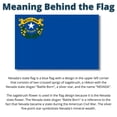thumbnail image 2 of Allied Flag Nevada State Flag - 4 x 6 - Nylon - Made in USA, 2 of 2
