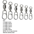 thumbnail image 7 of 10Pcs Figure-Eight Ring Connectors High Stability Sturdy Small Size Fishing Gear Fishing Connector for Outdoor Fishing, 7 of 7