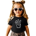 thumbnail image 2 of Four Hand 4th Birthday Shirt for Boys and Girls Unisex Age 4 T-Shirt for Kids Black Shirt 5-6, 2 of 5