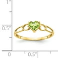 thumbnail image 5 of Primal Gold 10 Karat Yellow Gold Geniune Sapphire Birthstone Ring, 5 of 7
