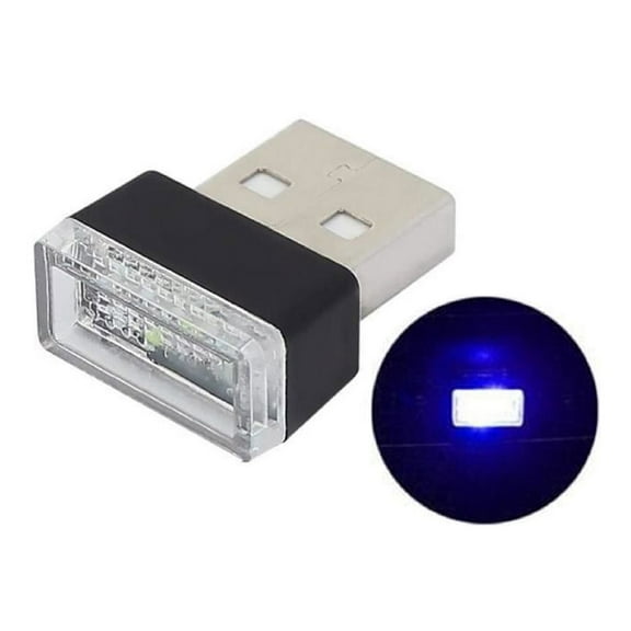 USB LED Car Interior Atmosphere Lamp, Led Lights for Car, Plug-in USB Decor Night Light, Portable Auto Ambient Lighting Kit, Universal Vehicle Interior Accessories for Most Cars