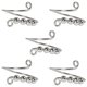 thumbnail image 1 of Espiral de bobina única, las cuentas giran libremente, bucle de ganchillo ajustable para tejer, 1 of 2